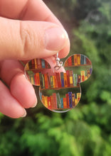Load image into Gallery viewer, Library Mickey-Inspired Clear Acrylic Earrings