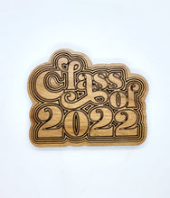 Load image into Gallery viewer, Class of 2022 Retro Wooden Magnet