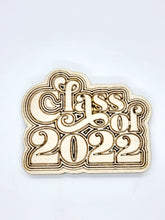 Load image into Gallery viewer, Class of 2022 Retro Wooden Magnet