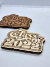 Load image into Gallery viewer, Class of 2022 Retro Wooden Magnet