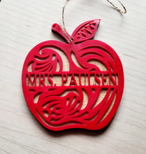 Load image into Gallery viewer, Apple Teacher Ornament