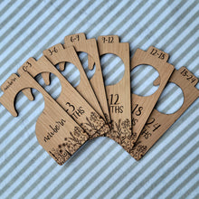 Load image into Gallery viewer, Set of Wildflower Nursery Closet Dividers