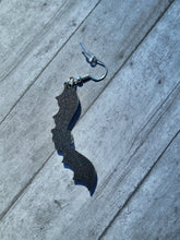 Load image into Gallery viewer, Bat Skeleton Earrings